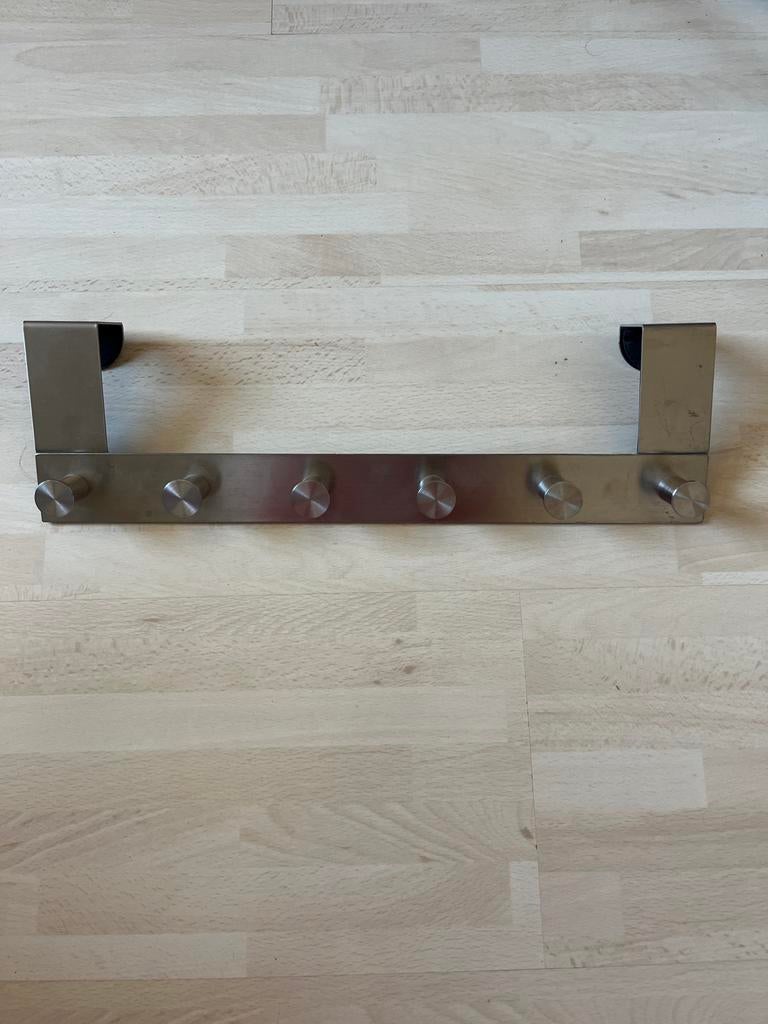 IKEA Grundtal over-de-deur kapstok met 5 haken, Gebruikt, Wandhaken, Ophalen of Verzenden, Minder dan 100 cm