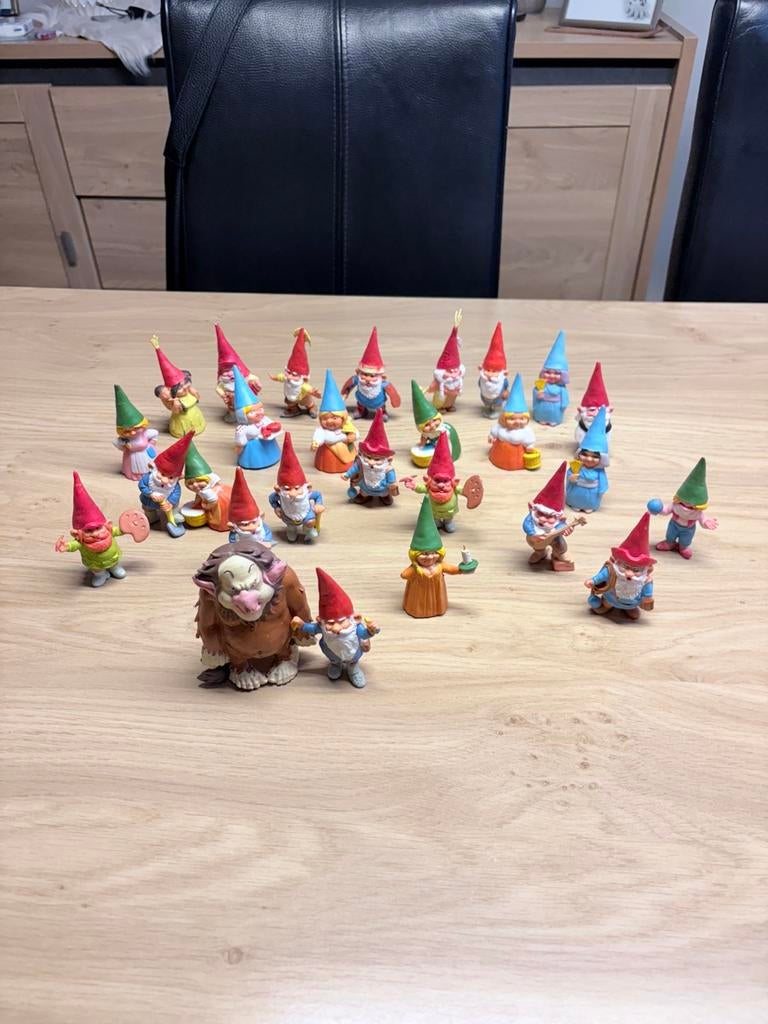 David de kabouter figuurtjes, Ophalen of Verzenden, Gebruikt