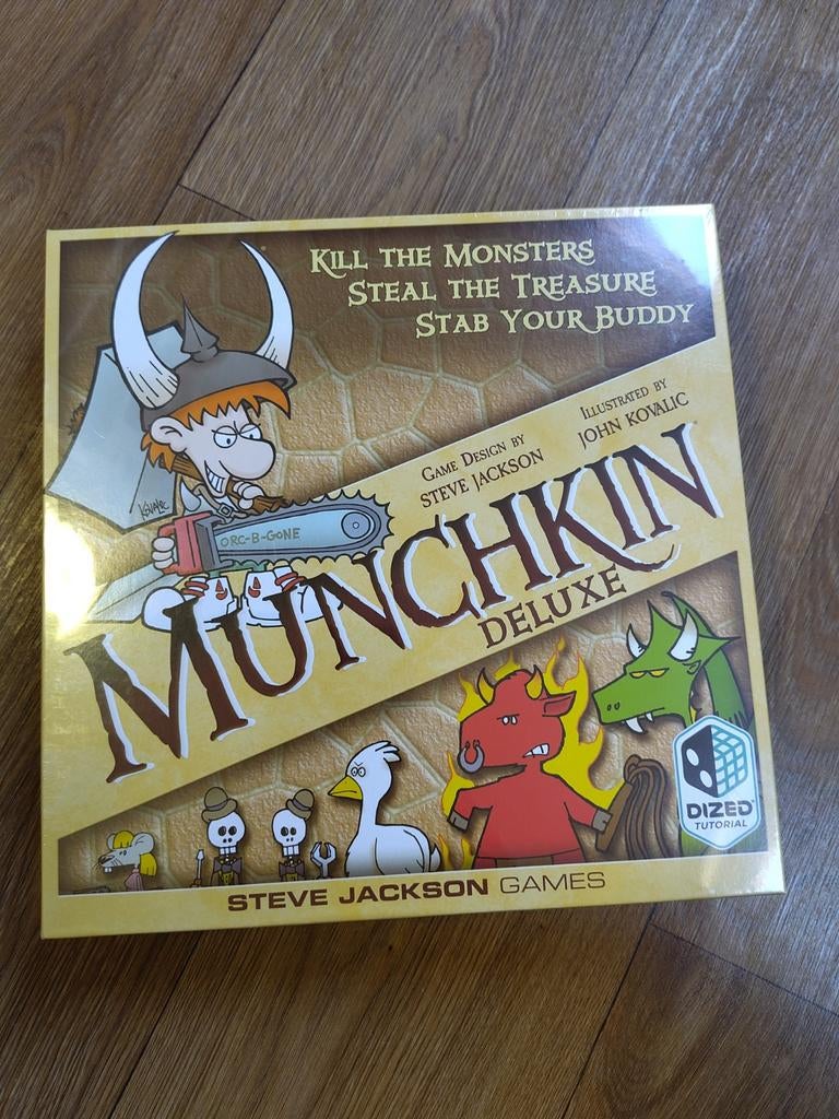 Munchkin Deluxe Bordspel - Nieuw in folie, Ophalen, Nieuw