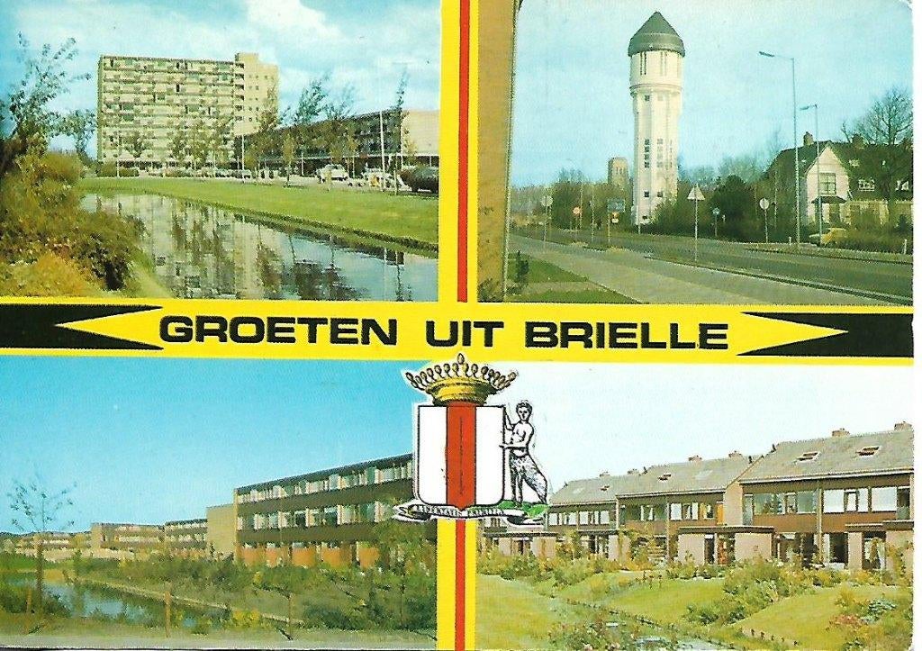 Brielle- -4-luik., Verzenden, 1960 tot 1980, Gelopen, Zuid-Holland