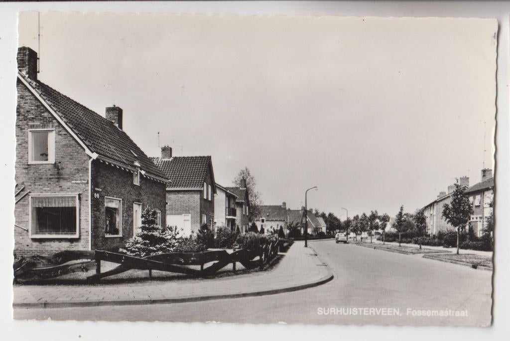 131 Surhuisterveen Fossemastraat B78, Verzamelen, Ansichtkaarten | Nederland, Verzenden, 1940 tot 1960, Ongelopen, Friesland