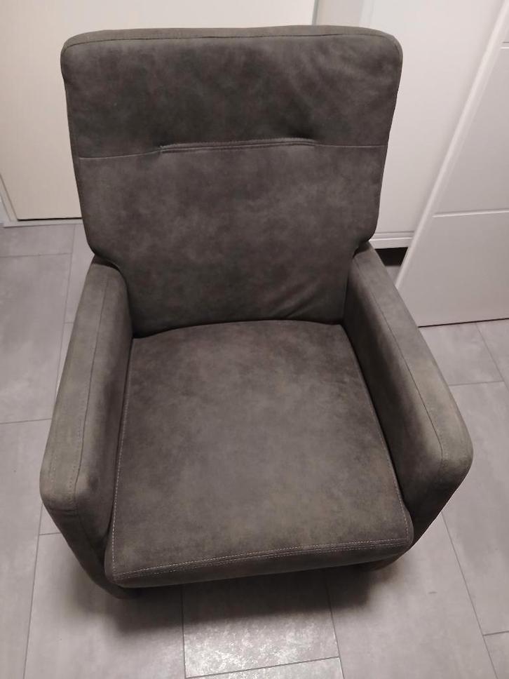 Fauteuiltje, Huis en Inrichting, Stoelen, Nieuw, Eén, Stof, Grijs, Ophalen