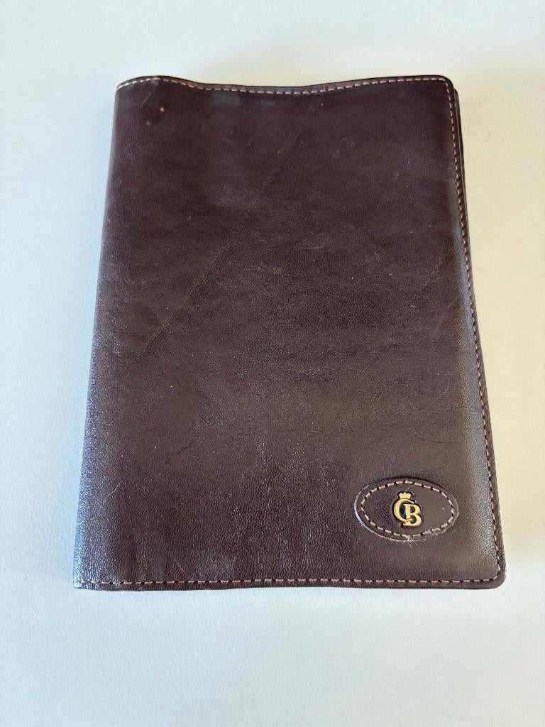 Lederen document/paspoort etui (Castelijn en Beerens), Ophalen of Verzenden, Zo goed als nieuw, Bruin, Leer