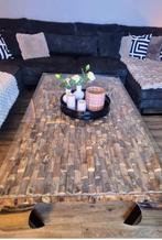 Opium salontafel met Chrome poten en glasplaat, Glas, 100 tot 150 cm, Ophalen of Verzenden, Zo goed als nieuw