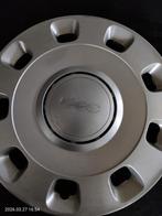 Fiat 500 wieldop  2 stuks - Zilverkleurig, Auto diversen, Ophalen of Verzenden, Gebruikt