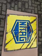 Emaille reclamebord nitag, Ophalen of Verzenden, Gebruikt, Reclamebord