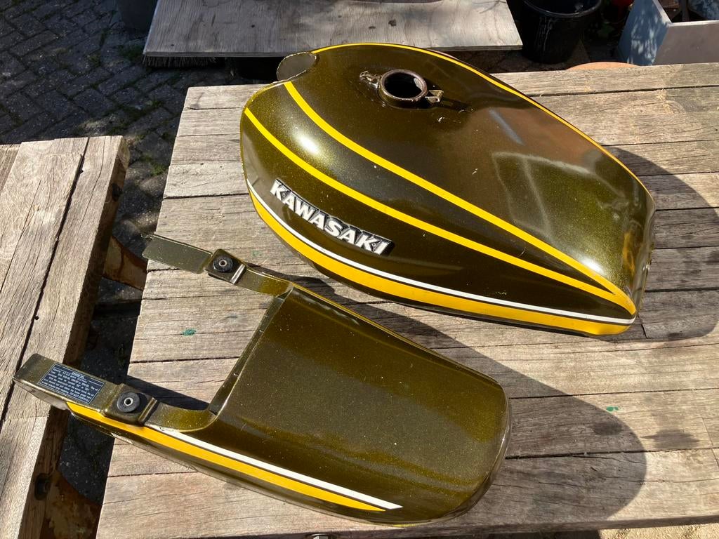 Kawasaki Z1A Z900 1974 Tank en Kont in Originele Lak, Ophalen, Gebruikt