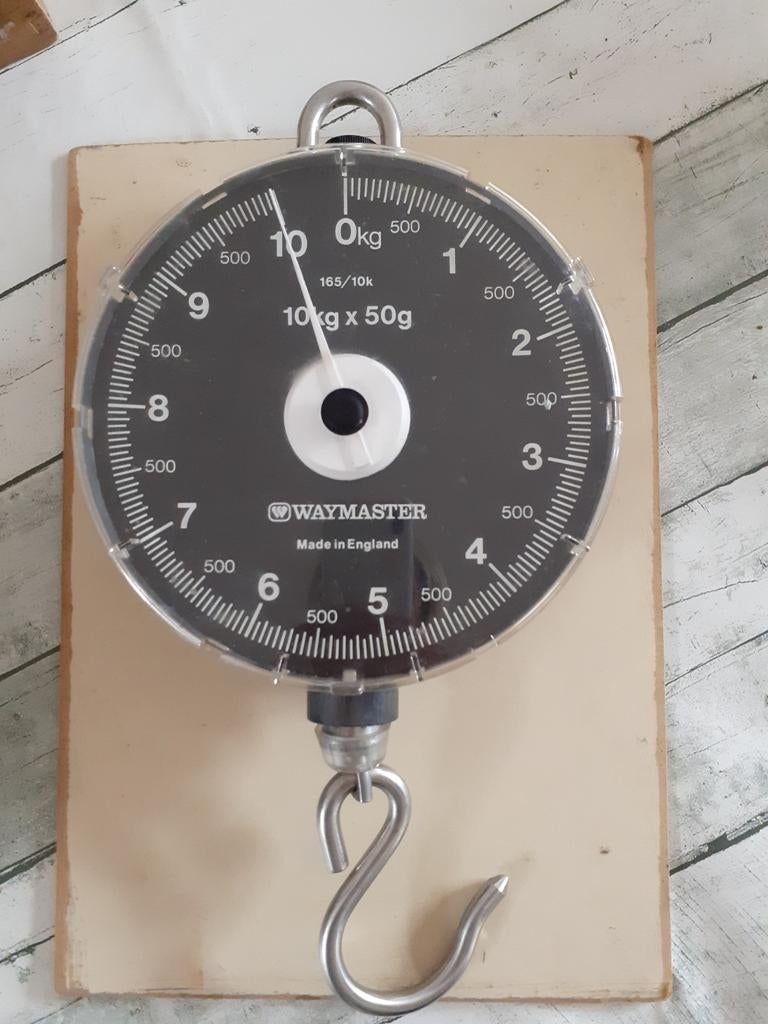 Waymaster weegklok - weegschaal  (met uitschuifbare stok), Watersport en Boten, Ophalen, Gebruikt