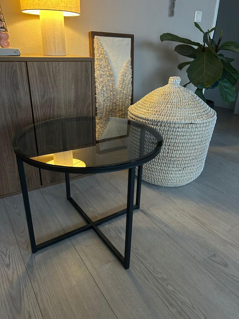 Glazen bijzettafel van So Home, Ophalen, Minder dan 45 cm, Minder dan 55 cm, Gebruikt