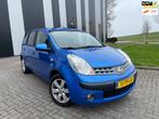 Nissan Note 1.6 Tekna Automaat-2e Eigenaar-Keyless-Clima-Lmv, Gebruikt, 4 cilinders, Blauw, Leder en Stof