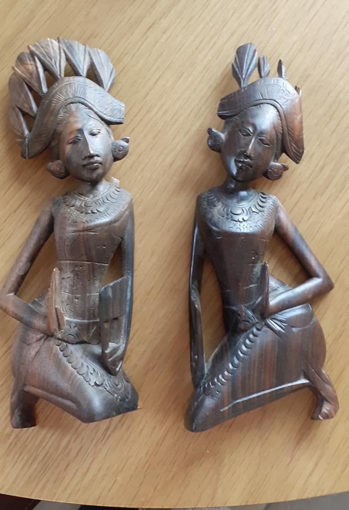 Indonesisch kleingoed - beeldjes, Huis en Inrichting, Woonaccessoires | Wanddecoraties, Gebruikt, Ophalen