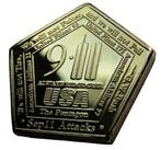 **  Dinsdag 11 september 2001 - Herdenkingspenning - USA **, Verzenden, Goud, Buitenland