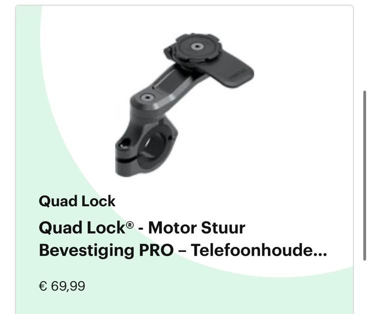 Motor houder met hoesje nieuw, Ophalen, Zo goed als nieuw