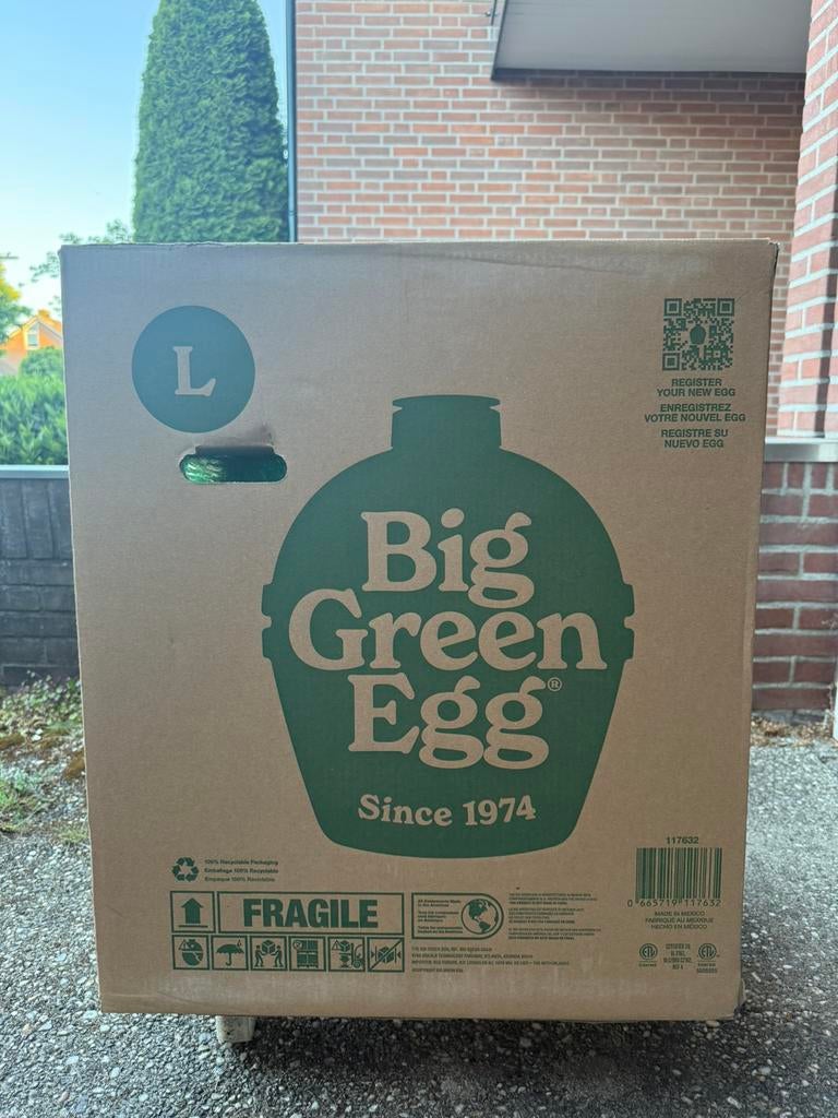 Big green egg Large Nieuw in doos, Ophalen, Nieuw