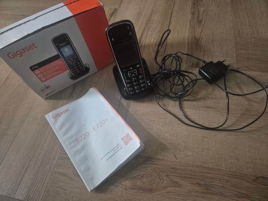 Gigaset E720 Dect telefoon met antwoordapparaat, Ophalen of Verzenden, Zo goed als nieuw, 1 handset