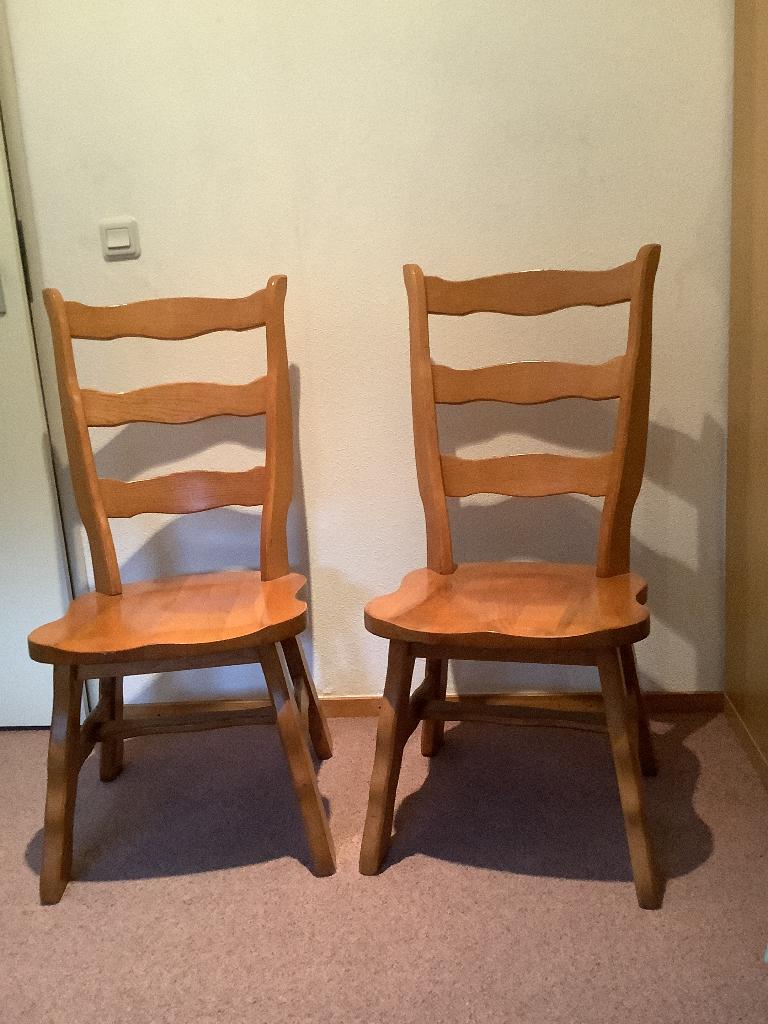 Eetkamer stoelen, Ophalen, Gebruikt, Bruin, Vier