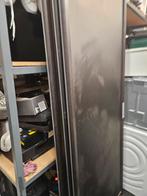 schuifdeur rails met glas, Doe-het-zelf en Verbouw, Deuren en Horren, Ophalen, Gebruikt, 80 tot 100 cm, Binnendeur