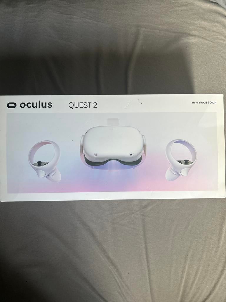 Oculus Quest 2 met Elite Headstrap en controller grips, Spelcomputers en Games, Virtual Reality, Ophalen of Verzenden, Niet werkend