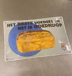 Emaille reclame bord , bakkerij zeelandia, Ophalen of Verzenden, Zo goed als nieuw, Reclamebord
