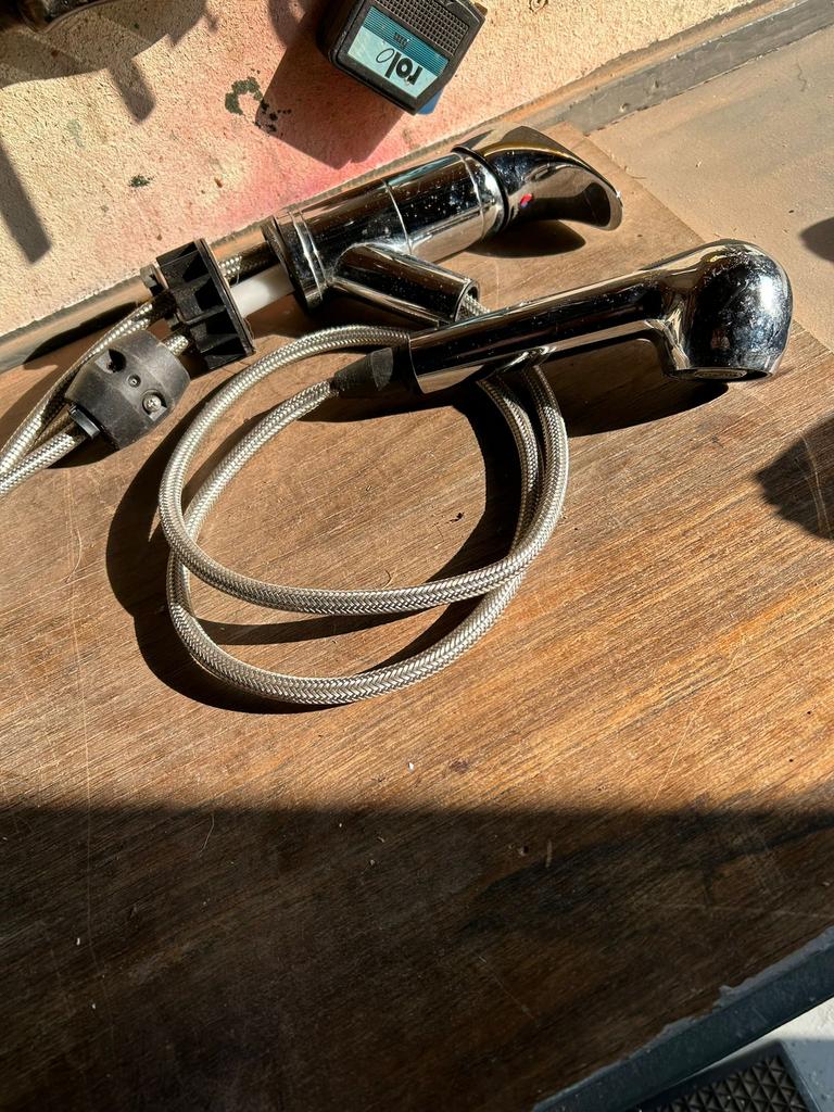 damixa kraan met uittrekbare slang, Ophalen, Gebruikt, Kraan