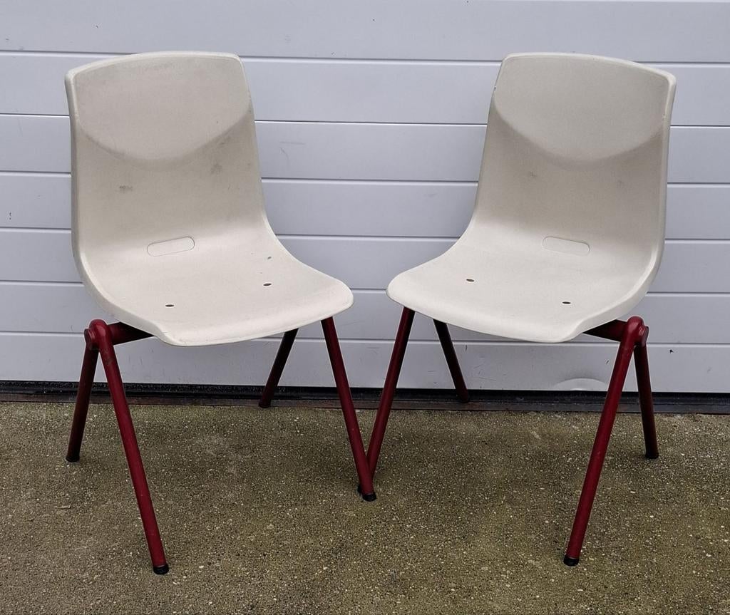 22 x Galvanitas design stoelen schoolstoelen horeca cafe, Ophalen of Verzenden, Zo goed als nieuw, Zwart, Vijf, Zes of meer stoelen