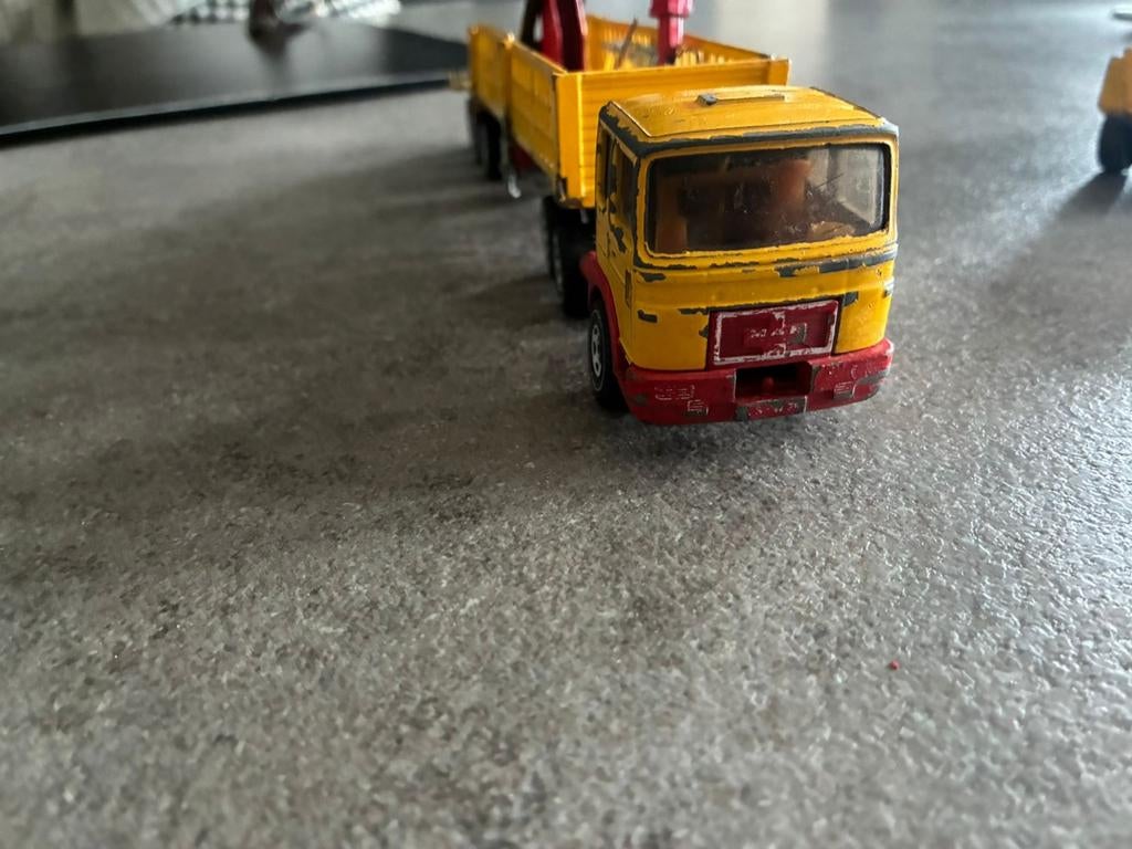 Siku Jaren '80 Metalen Vrachtwagen & Cementwagen, Ophalen, Gebruikt