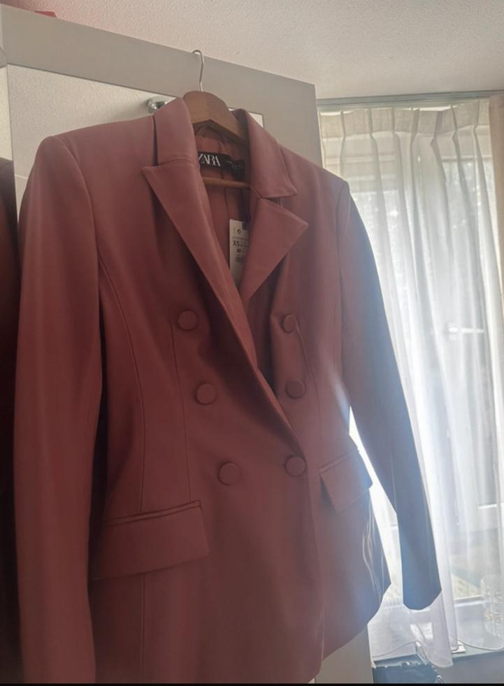 Nieuwe Zara blazer - Roze/oudroze, Ophalen, Nieuw, Jasje, Roze