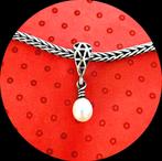 Trollbeads hanger 11904N met Parel / retired, Ophalen of Verzenden, Zo goed als nieuw, Trollbeads, 1 bedel