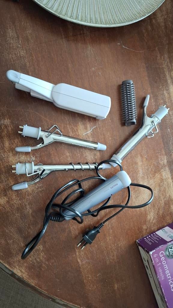 Philips geometricks 6 in 1 krulset, Sieraden, Tassen en Uiterlijk, Uiterlijk | Haarverzorging, Ophalen of Verzenden, Overige typen