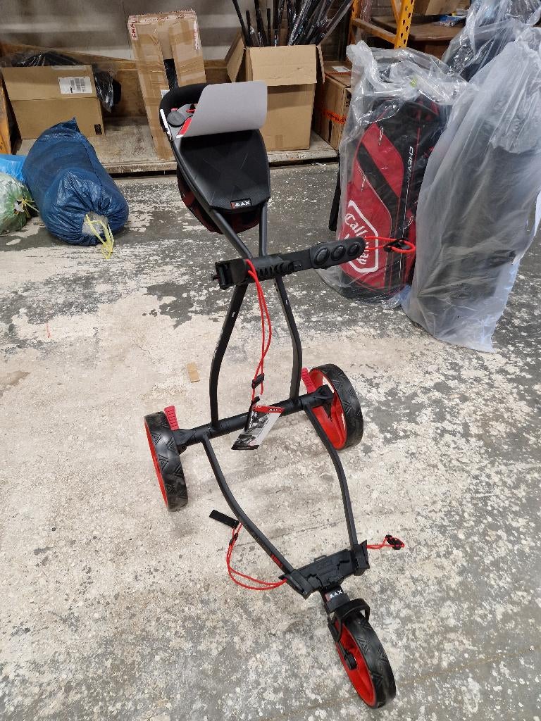 Big Max Blade ip 2.0 rood/zwart, Ophalen of Verzenden, Zo goed als nieuw, Golfkar