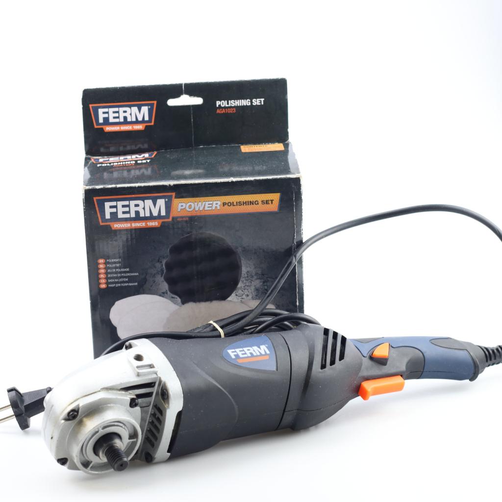 FERM AGM 1037 Polijstmachine | Nette staat, Ferm, Zo goed als nieuw, Support@ferm.com, Ferm B.V., Merwehaven 23, 
2984 AG Ridderkerk
Netherlands