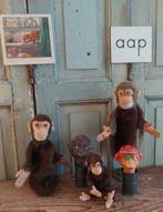 5 x oude aap apen koppen apenkoppen, Ophalen of Verzenden