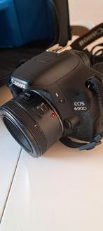Canon EOS 600D met EF 50mm f/1.8 lens, 18 Megapixel, Gebruikt, Spiegelreflex, Canon