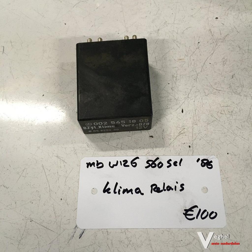 Mercedes W126 1986 560 SEL Clima Module 002 545 1805