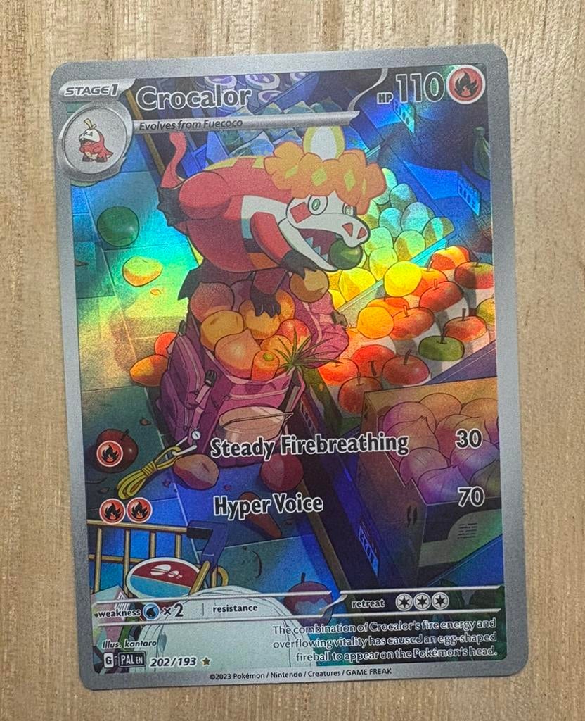 Crocalor - 202/193 - Paldea Evolved - Pokémon, Ophalen of Verzenden, Zo goed als nieuw