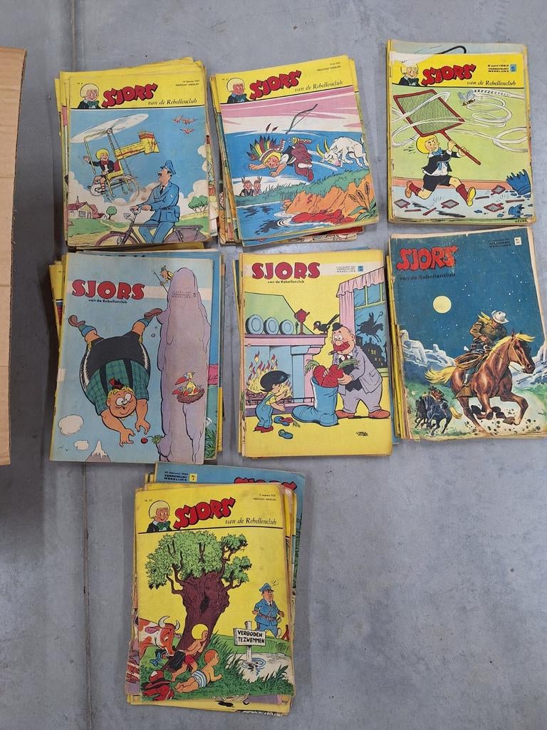 Sjors van de rebellenclub, Meerdere stripboeken, Ophalen of Verzenden, Gelezen