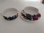 Acapulco Villeroy & Boch soepkoppen en schotel, Ophalen, Zo goed als nieuw