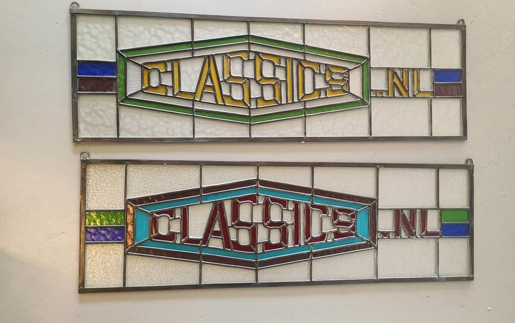 Classics glas in lood hanger, Ophalen