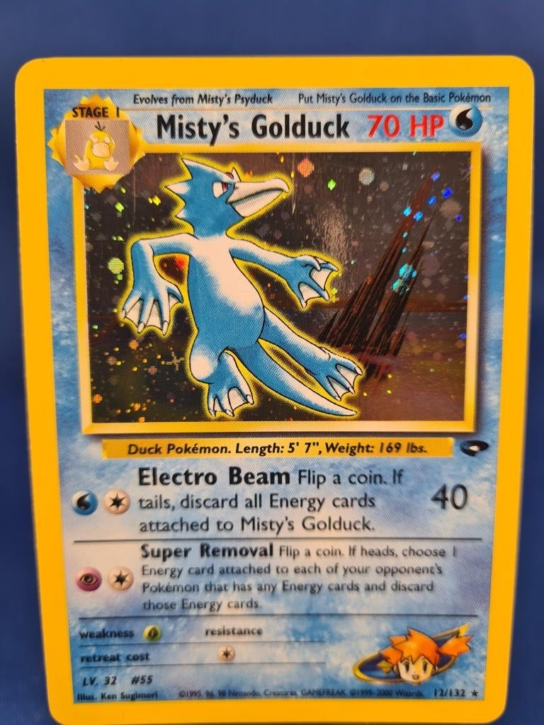 Misty's Golduck 12/132 - Gym Challenge, Verzenden, Gebruikt
