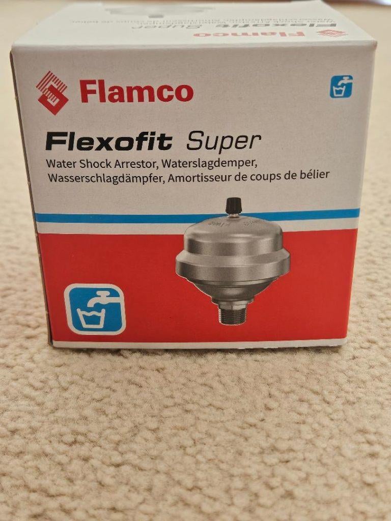 Flamco Flexofit waterslagdemper incl. T-stuk, Ophalen of Verzenden, Nieuw, Overige typen