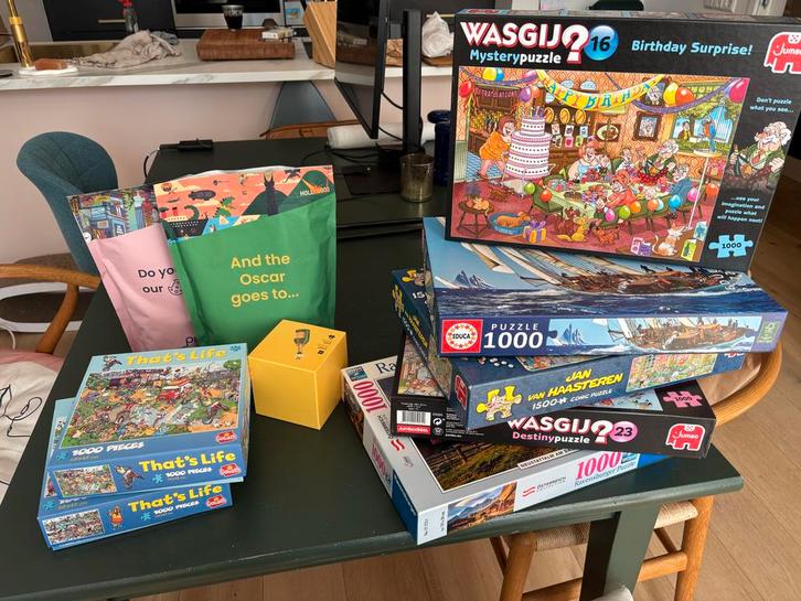 Diverse gebruikte legpuzzels (Wasgij, Jan van Haasteren, Edu, Hobby en Vrije tijd, Denksport en Puzzels, Gebruikt, Legpuzzel, 500 t/m 1500 stukjes