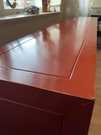 Rode Hu Tong Sidetable - Antiek Express Stijl, Ophalen, Gebruikt, 75 cm of meer, 60 cm of meer