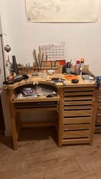 Werkbank, stavelij, edelsmid, edelsmeden, goudsmid, Ophalen