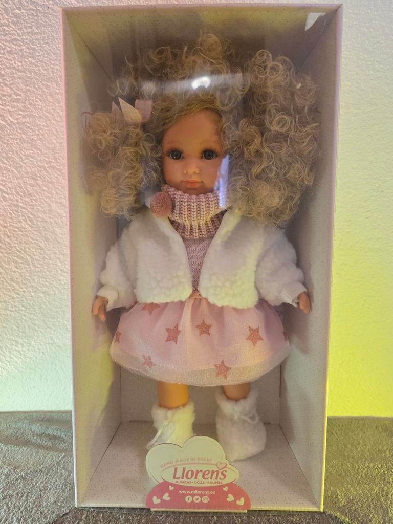 Pop Elena 36cm "LORENS"  **NIEUW**, Ophalen of Verzenden, Nieuw, Babypop