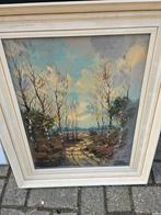 Schilderij van W.J. van der Brink, Antiek en Kunst, Kunst | Schilderijen | Klassiek, Ophalen of Verzenden