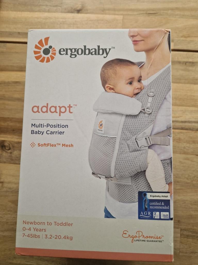 Ergobaby Adapt draagzak - Mesh - Comfortabel en koel, Kinderen en Baby's, Babydragers en Draagdoeken, Ophalen of Verzenden, Zo goed als nieuw
