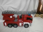 Bruder MAN TGA brandweer ladderwagen, Kinderen en Baby's, Ophalen, Zo goed als nieuw