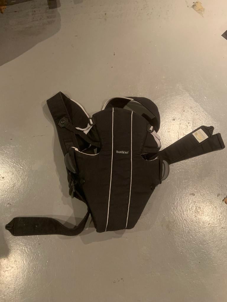 Draagzak baby zwart BabyBjörn, Kinderen en Baby's, Babydragers en Draagdoeken, Gebruikt, Ophalen of Verzenden, Buik, Baby Björn