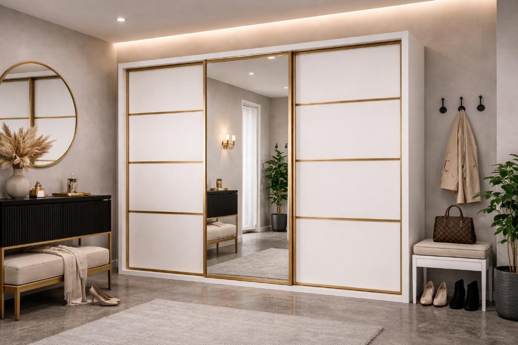 💎Design kledingkast – bezorging & montage inbegrepen 🚚🔧, Met deur(en), Nieuw, 200 cm of meer, Glas