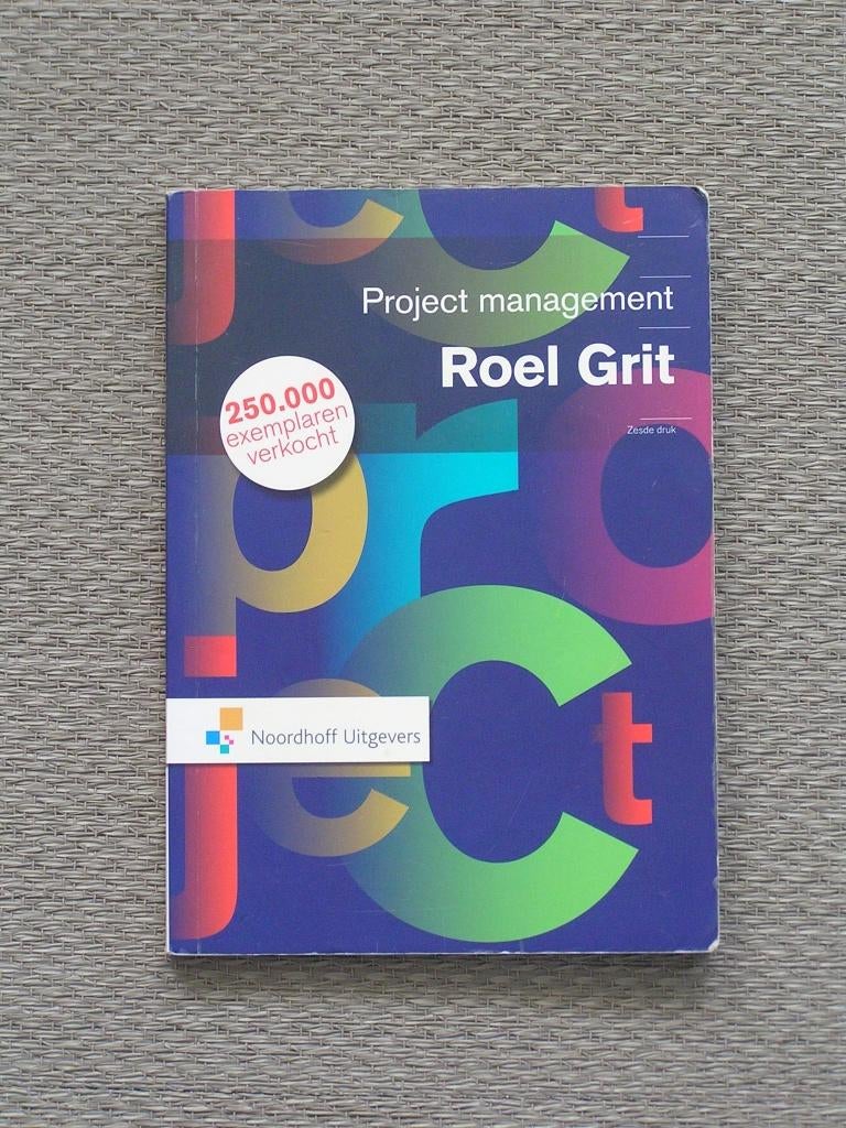 Project Management * ISBN 9789001790936., Boeken, Alpha, Nieuw, Roel Grit, HBO